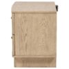 1502202669921a2cee4a0.jpeg Lno Nightstand, 2 Cane Accent Drawers w Brass Knobs, USB, Oak Beige