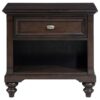 1502202669921a6fdc321.jpeg Meon Nightstand w Drawer and Open Cubby Shelf, Dark Oak Brown Wood