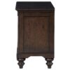 1502202669921a7377fe9.jpeg Meon Nightstand w Drawer and Open Cubby Shelf, Dark Oak Brown Wood