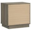 1502202669921adfd8ecc.jpeg Fene Nightstand, 2 Storage Drawers with Nickel Handles, 24 Inch Gray