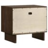 1502202669921b1d34bf0.jpeg Genu Nightstand, 2 Drawers w Fingertip Handles, Warm Walnut Brown
