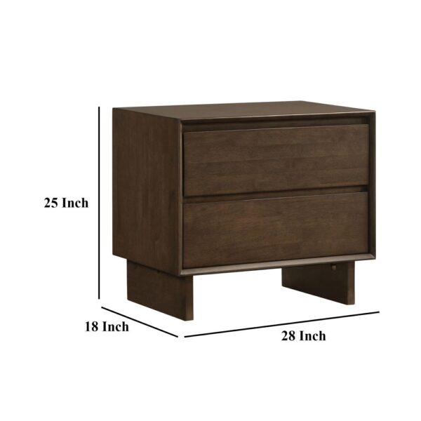 1502202669921b2366fb2.jpeg Genu Nightstand, 2 Drawers w Fingertip Handles, Warm Walnut Brown