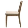 1502202669921b6fca76b.jpeg Billie Dining Chair Set of 2, Beige Fabric Seat, Brown Hardwood Frame