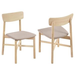 1502202669921bc74feab.jpeg Rida Dining Side Chair Set of 2, Gray Fabric, White Washed Hardwood