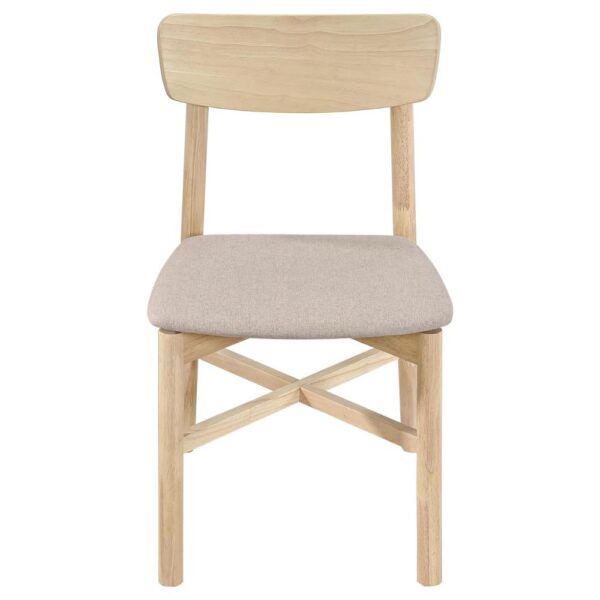 1502202669921bca56dcb.jpeg Rida Dining Side Chair Set of 2, Gray Fabric, White Washed Hardwood