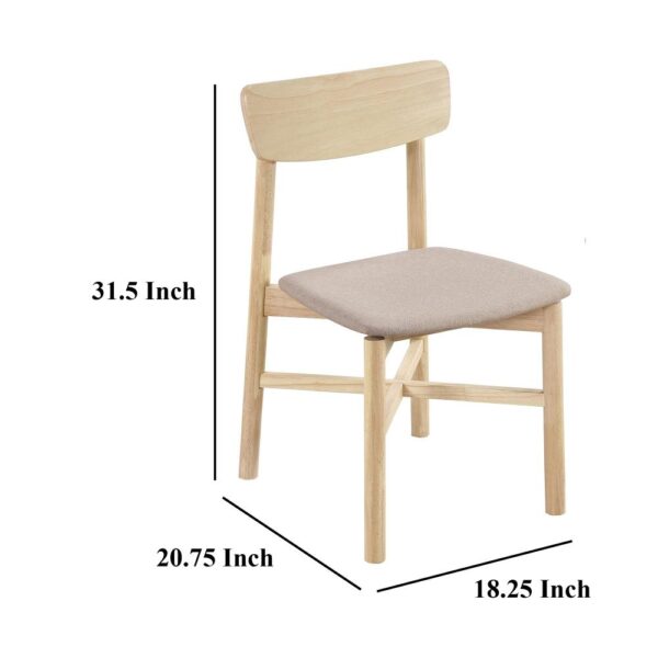 1502202669921bd298e43.jpeg Rida Dining Side Chair Set of 2, Gray Fabric, White Washed Hardwood