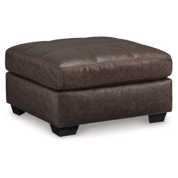 1502202669921da5ca7c1.jpeg Barl Oversized Ottoman, Plush Dark Brown Faux Leather Cushion, 36 Inch
