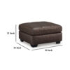 1502202669921db0af9f9.jpeg Barl Oversized Ottoman, Plush Dark Brown Faux Leather Cushion, 36 Inch