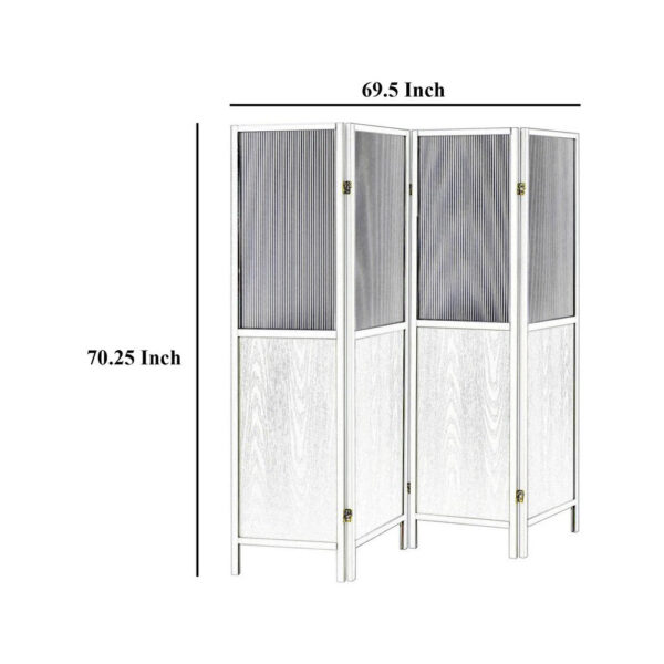 1502202669921fa8044eb.jpeg Matt 4 Panel Screen Room Divider, Folding Natural Brown, 70 Inch