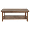 1502202669922134ba17b.jpeg Ayne Coffee Table, 1 Shelf, Distressed Brown Wood Frame, 47 Inch