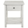 15022026699221581b822.jpeg Ayne Side End Table, 1 Drawer, Distressed White Wood, Square 20 Inch