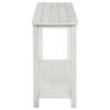 150220266992216cd0aa1.jpeg Ayne Console Table, 1 Bottom Shelf, Distressed White Wood, 47 Inch