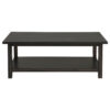 15022026699221a02b756.jpeg Ayne Coffee Table, 1 Bottom Shelf, Classic Black Wood Frame, 47 Inch