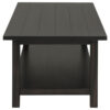 15022026699221a285cdd.jpeg Ayne Coffee Table, 1 Bottom Shelf, Classic Black Wood Frame, 47 Inch
