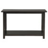 15022026699221adef57a.jpeg Ayne Console Table, 1 Bottom Shelf, Classic Black Wood Frame, 47 Inch