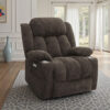 Limi Power Lift Recliner Chair, Dark Brown, USB Port, Cupholders