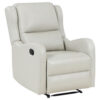 15022026699222fbdf751.jpeg Mayra Manual Recliner Chair, English Arms, Plush Ivory Faux Leather