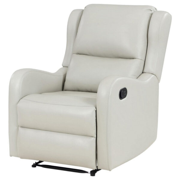 15022026699223036ff62.jpeg Mayra Manual Recliner Chair, English Arms, Plush Ivory Faux Leather