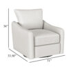 1502202669922365683a5.jpeg Adia Swivel Glider Chair, Sloped Arms, Plush Vanilla Ivory Boucle