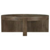150220266992244d55998.jpeg Kinaj Coffee Table, Dark Brown Solid Mango Wood, Round 38 Inch Top