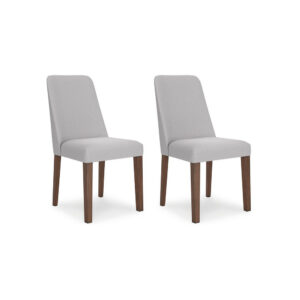 15022026699224cbcbe15.jpeg Jeyn Dining Side Chair Set of 2, Solid Hardwood, Light Gray Polyester