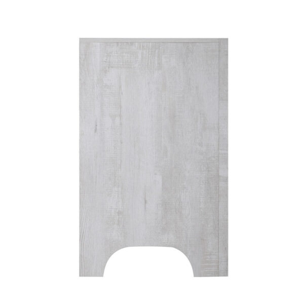 150220266992267c3ca47.jpeg Bisca Nightstand, 2 Drawers, Black Handles, Light Gray Wood, 27 Inch