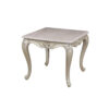 15022026699226e3c2fe9.jpeg Kerra Side End Table, Beige Marble, Classic Carved Champagne 28 Inch