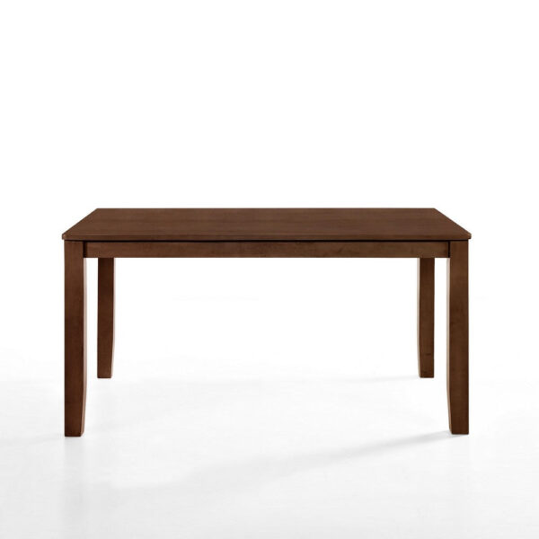 150220266992271db2a73.jpeg Accai Dining Table, Angled Legs, Rectangular Walnut Rubberwood 59 Inch