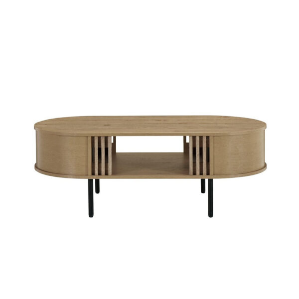 1502202669922764e80ed.jpeg Brandon Cocktail Coffee Table with Inner Shelf, Oval Light Beige Wood