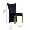 1502202669922794b8f6e.jpeg Theo Dining Chair Set of 2, Retro Midnight Black Velvet, Gold Metal