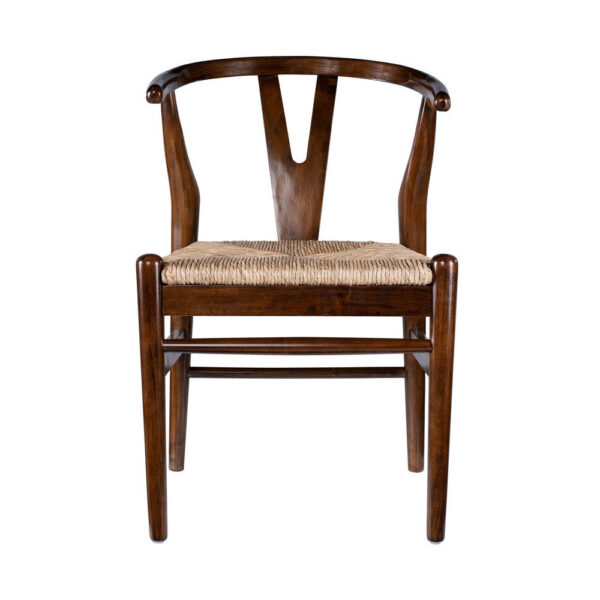 15022026699228ca4642c.jpeg Cera Dining Chair Set of 2, Handwoven Rope, Cappuccino Brown Wood