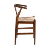 Cera Counter Stool Chair, Handwoven Rope, Cappuccino Brown