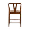 Cera Counter Stool Chair, Handwoven Rope, Cappuccino Brown