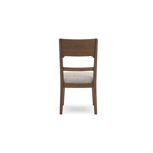 150220266992297578357.jpeg Cabal Dining Side Chair Set of 2, Beige Polyester, Brown Hickory Wood