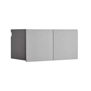 1502202669922a11e6487.jpeg Asti Garage Wall Storage Cabinet, 32 Inch, 2 Wide Doors, Gray Metallic