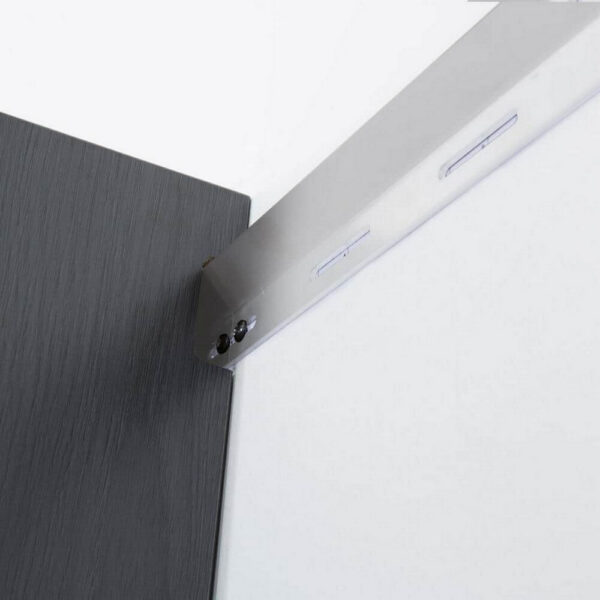 Asti Garage Wall Storage Cabinet, 32 Inch 3 Drawers, Gray Metallic