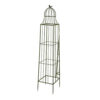 Meryl Plant Trellis Set of 2, Garden Tall Cage Design, Green Metal