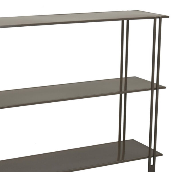 1502202669922b0c54218.jpeg Bush Plant Display Stand, Modern 3 Tier Gray Metal Finish, 32 Inch