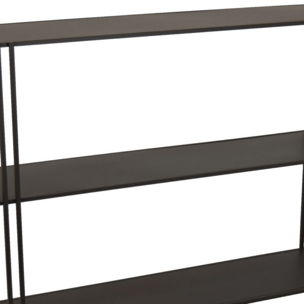 1502202669922b237a850.jpeg Bush Plant Display Stand, Modern 3 Tier Brown Metal Finish, 32 Inch