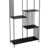 Tandum Plant Display Stand, Black Metal 6 Shelves, Modern 71 Inch