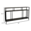 1502202669922bdd046de.jpeg Plant Display Stand, 3 Tier Black Metal, Modern Industrial 48 Inch