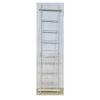 Plant Display Stand, 87 Inch 7 Tier Ladder Design, White Metal Body