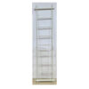 Plant Display Stand, 87 Inch 7 Tier Ladder Design, White Metal Body