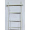 Plant Display Stand, 87 Inch 7 Tier Ladder Design, White Metal Body