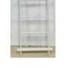 Plant Display Stand, 87 Inch 7 Tier Ladder Design, White Metal Body