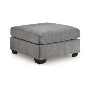 1502202669922e81dcb30.jpeg Marlow Oversize Ottoman, Stitch Details, Muted Gray Polyester 36 Inch