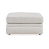 1502202669922eb13b1af.jpeg Maite Ottoman, Modern Chalk Gray Polyester, Soft Cushions, 34 Inch