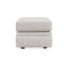 1502202669922eb3ccf94.jpeg Maite Ottoman, Modern Chalk Gray Polyester, Soft Cushions, 34 Inch
