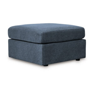 1502202669922fc8d029f.jpeg Meso Oversized Square Ottoman, Ink Blue Nuvella Polyester, 32 Inch