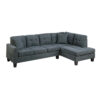 15022026699230224125d.jpeg Dema 2pc Sectional Sofa Set, Chaise, 2 Pillows, Textured Black Velvet